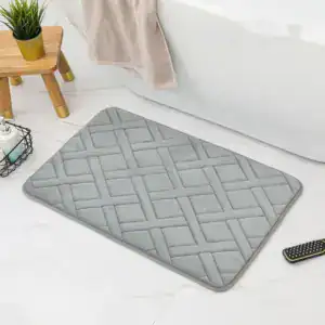 Alfombra de baño 40x60 con relieve trenzado