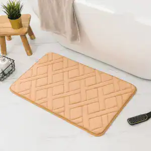 Alfombra de baño 40x60 con relieve trenzado