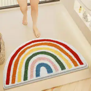 Alfombra de baño arcoíris