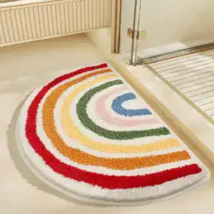 Alfombra de baño arcoíris