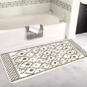 Alfombra de baño boho