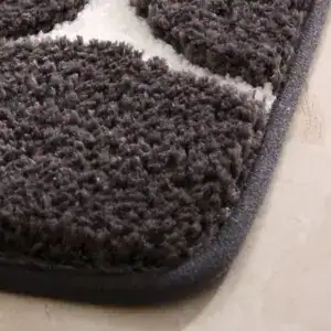 Alfombra de baño con memoria y piedras