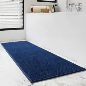 Alfombra de baño de fibra larga