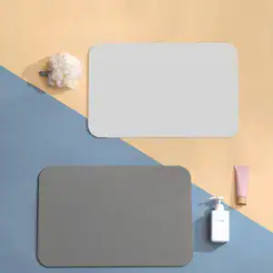 Alfombra de baño de piedra absorbente