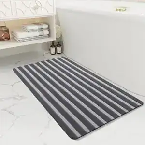 Alfombra de baño de rayas