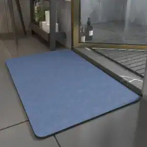 Alfombra de baño de secado rápido