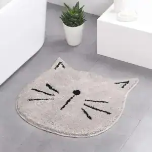 Alfombra de baño gato