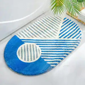 Alfombra de baño ovalada