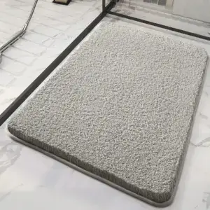 Alfombra de baño verde menta