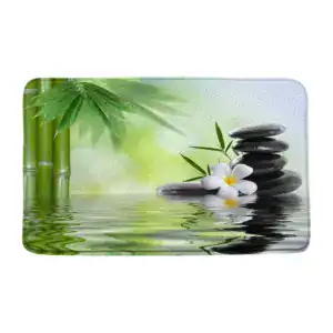 Alfombra de baño zen