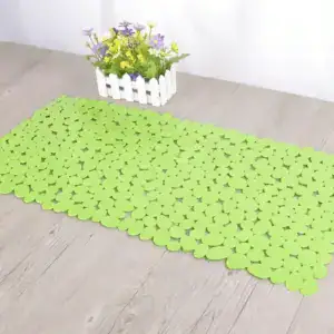 Alfombra de ducha efecto piedra