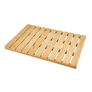 Alfombra de madera para ducha