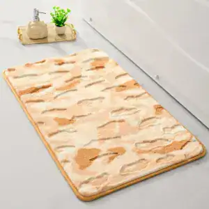 Alfombra esponjosa de baño
