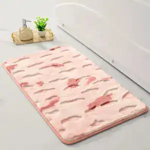 Alfombra esponjosa de baño