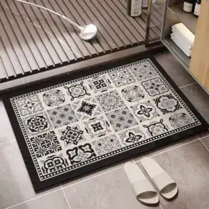 Alfombra vinílica de baño