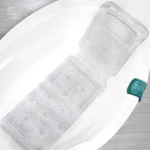 Alfombrilla de bañera antideslizante con cojín