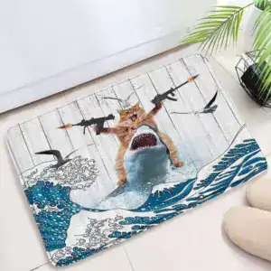 Alfombrilla de baño de dinosaurios