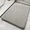 Alfombra de baño verde menta