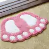 Alfombra de baño con forma de pies
