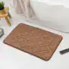 Alfombra de baño 40x60 con relieve trenzado