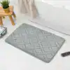 Alfombra de baño 40x60 con relieve trenzado