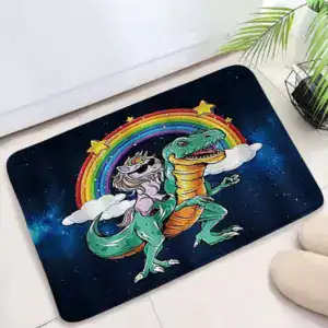 Alfombrilla de baño de dinosaurios