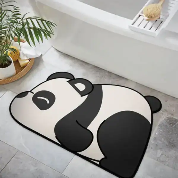 Alfombra de baño oso panda