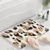 Alfombra de baño de leopardo