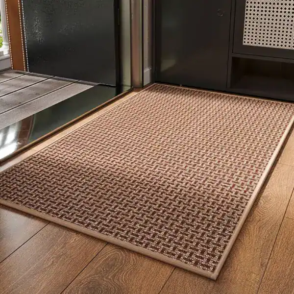 Alfombra de baño trenzada