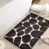 Alfombra de baño con memoria y piedras