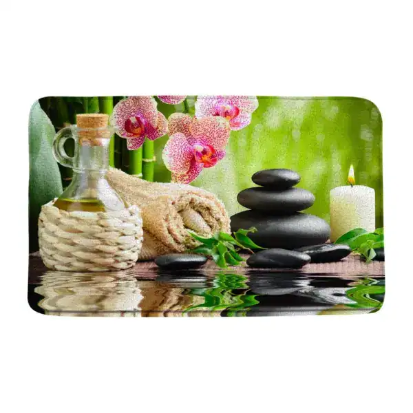 Alfombra de baño zen