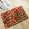 Alfombra de baño con dibujo de bambú