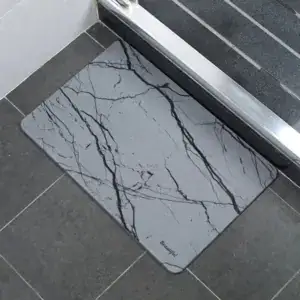 Alfombra de diatomita blanca