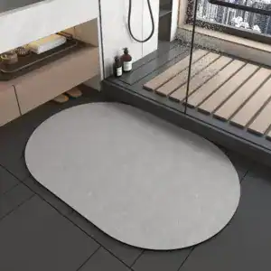Alfombrilla de baño de tierra de diatomeas de estilo japonés