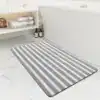 Alfombra de baño de rayas